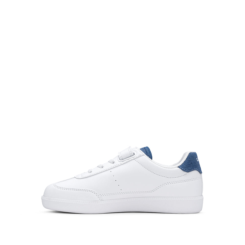 Sapatilha Casual Criança Branco E Azul