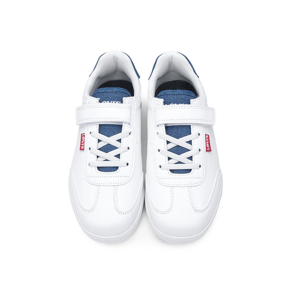 Sapatilha Casual Criança Branco E Azul