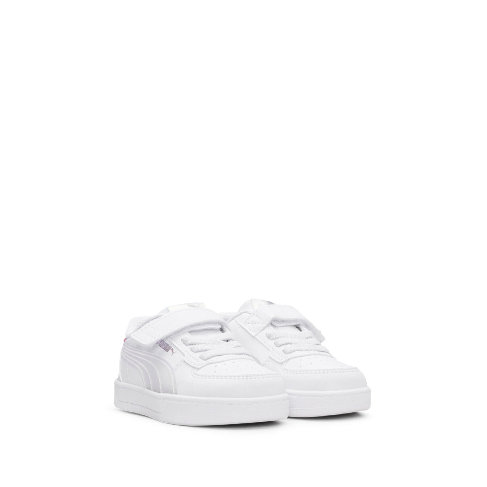 Sapatilha Casual Criança Branco E Rosa