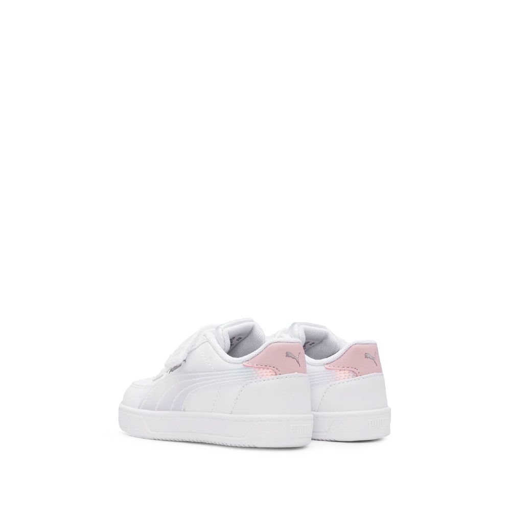 Sapatilha Casual Criança Branco E Rosa