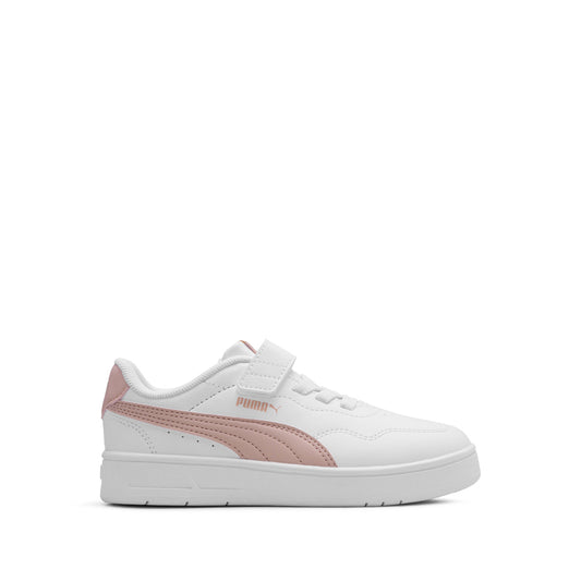 Sapatilha Casual Criança Branco E Rosa