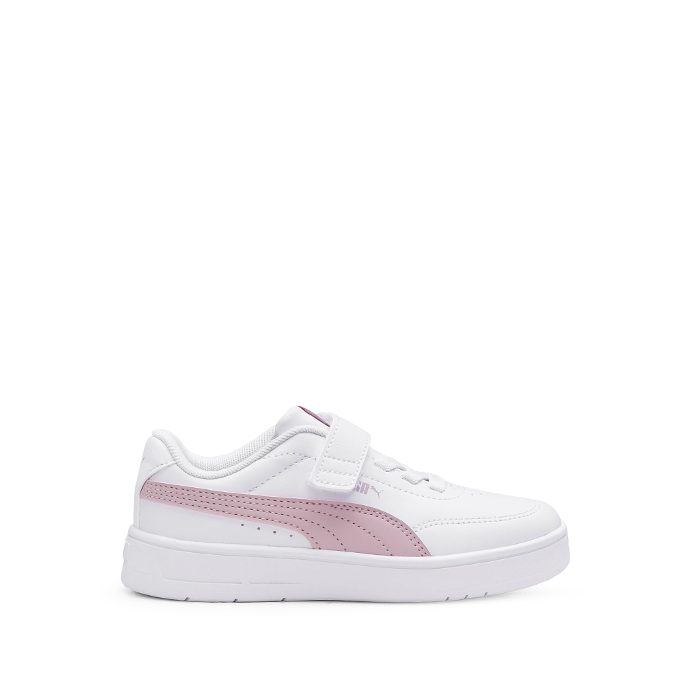Sapatilha Casual Criança Branco E Rosa