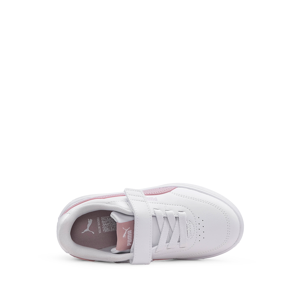 Sapatilha Casual Criança Branco E Rosa