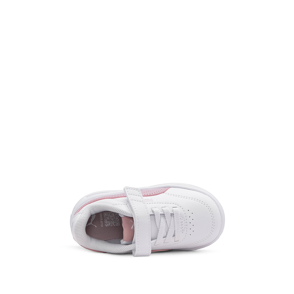 Sapatilha Casual Criança Branco E Rosa