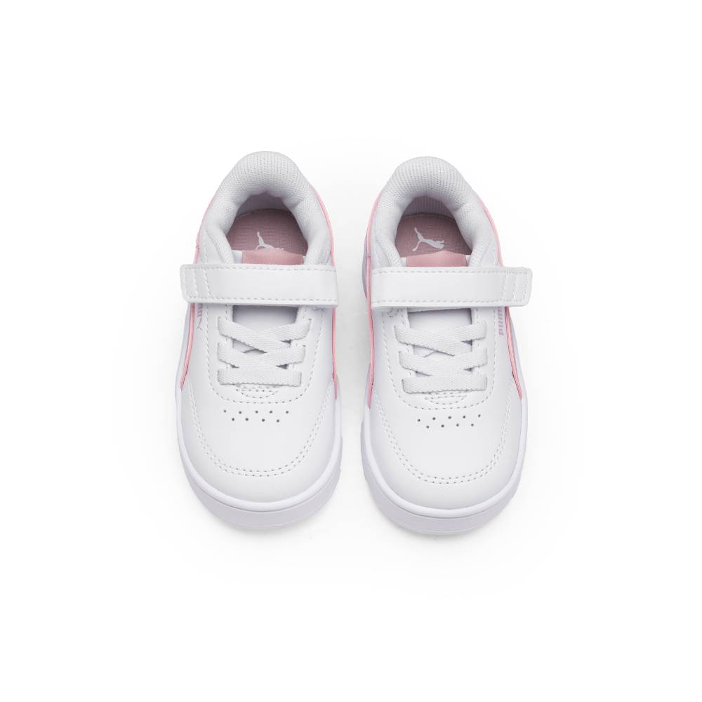 Sapatilha Casual Criança Branco E Rosa