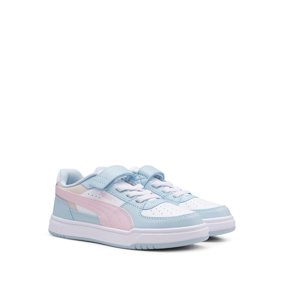 Sapatilha Casual Criança Branco E Rosa