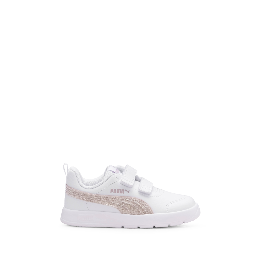 Sapatilha Casual Criança Branco E Rosa