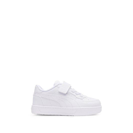 Children's Casual Sneakers in Synthetic Leather White