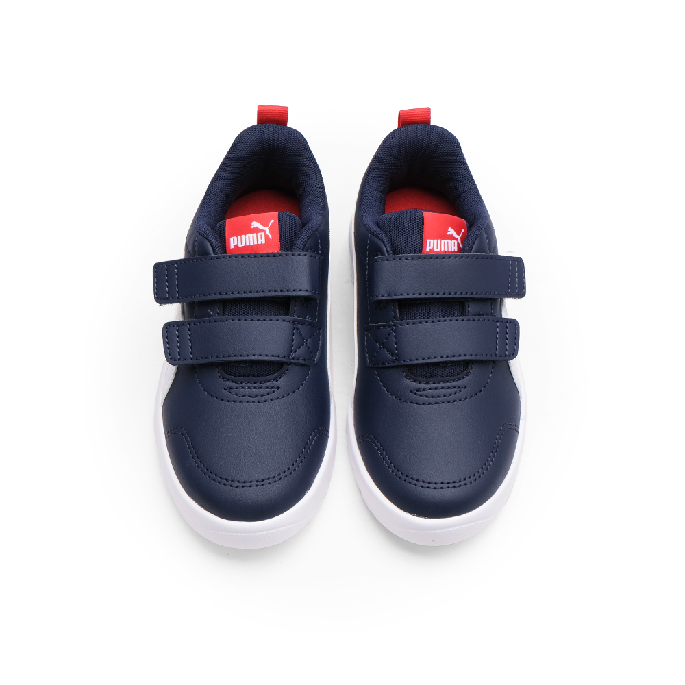 Sapatilha Casual Criança Pele Sintética Courtflex V3 Azul Marinho