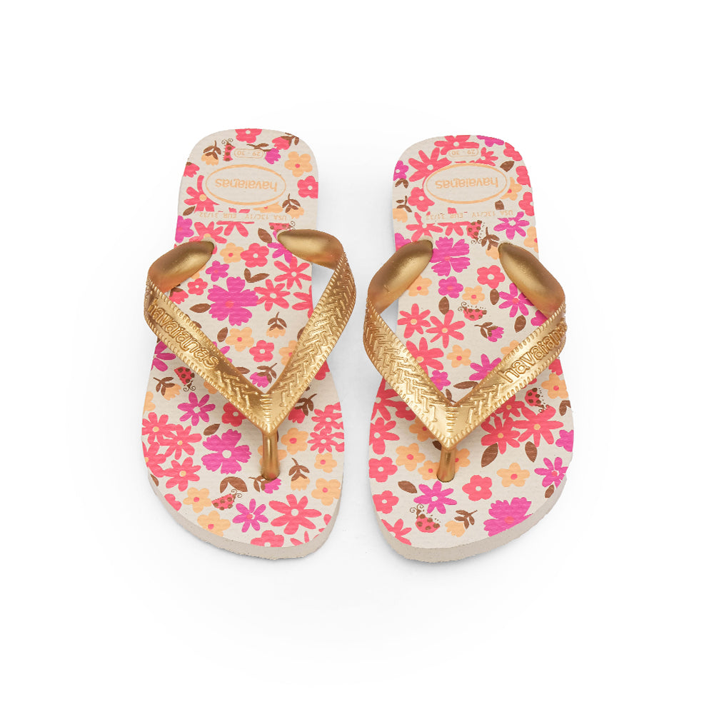 Chinelo Praia Criança Dourado