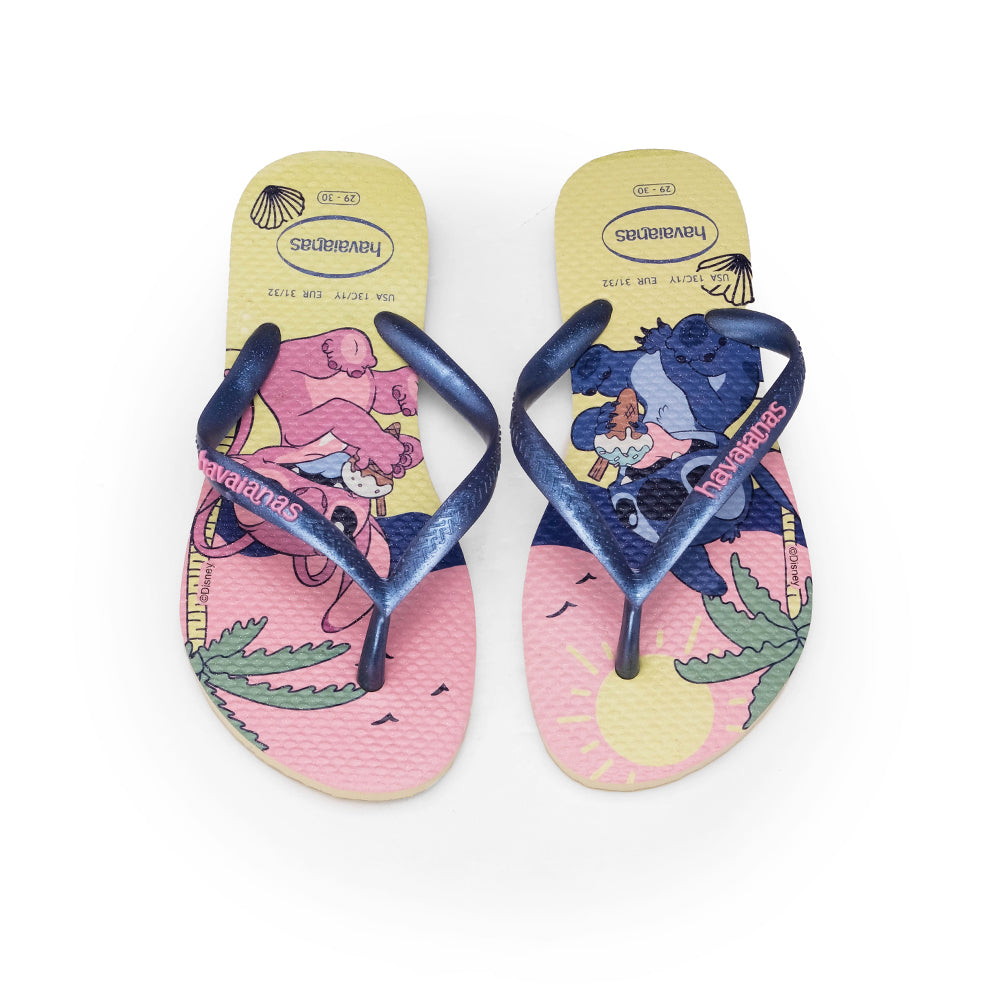 Chinelo Praia Criança Azul