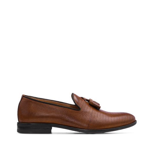 Sapato Clássico Homem Pele Camel