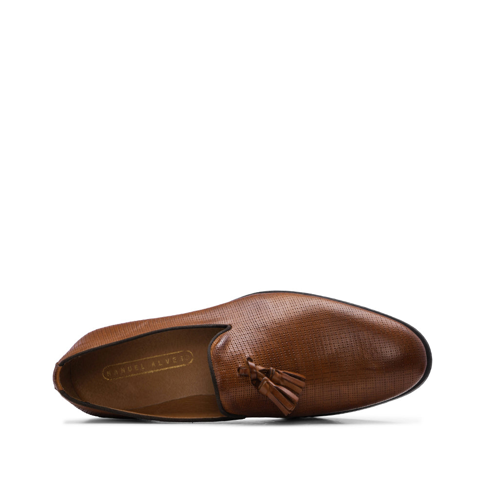 Sapato Clássico Homem Pele Camel