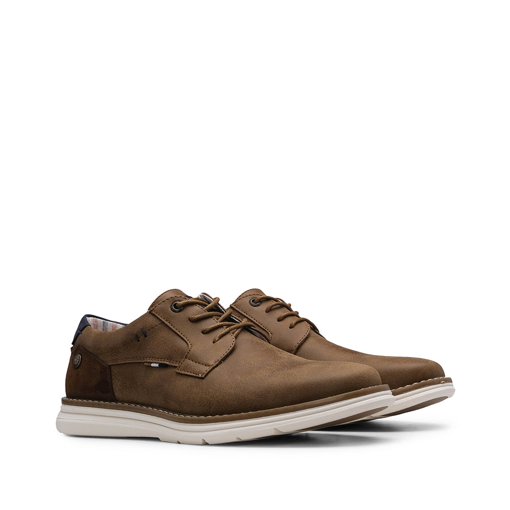 Sapato Casual Homem Camel