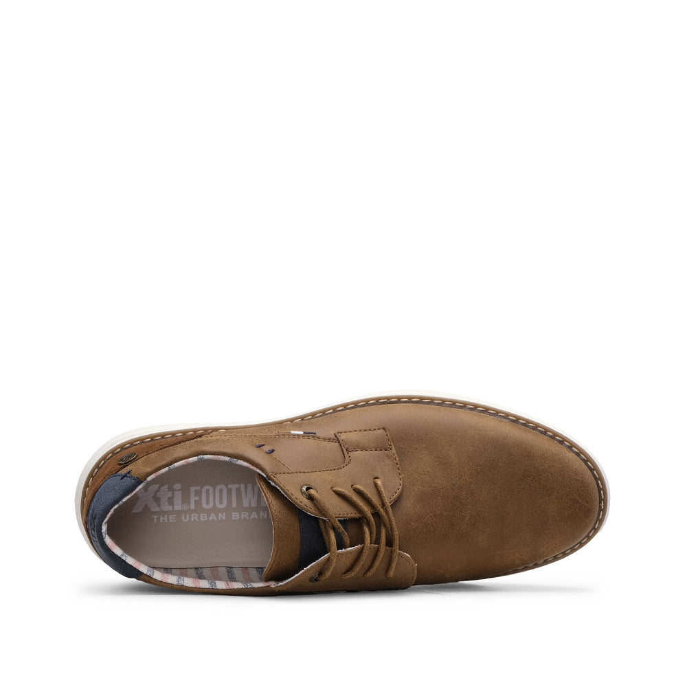 Sapato Casual Homem Camel