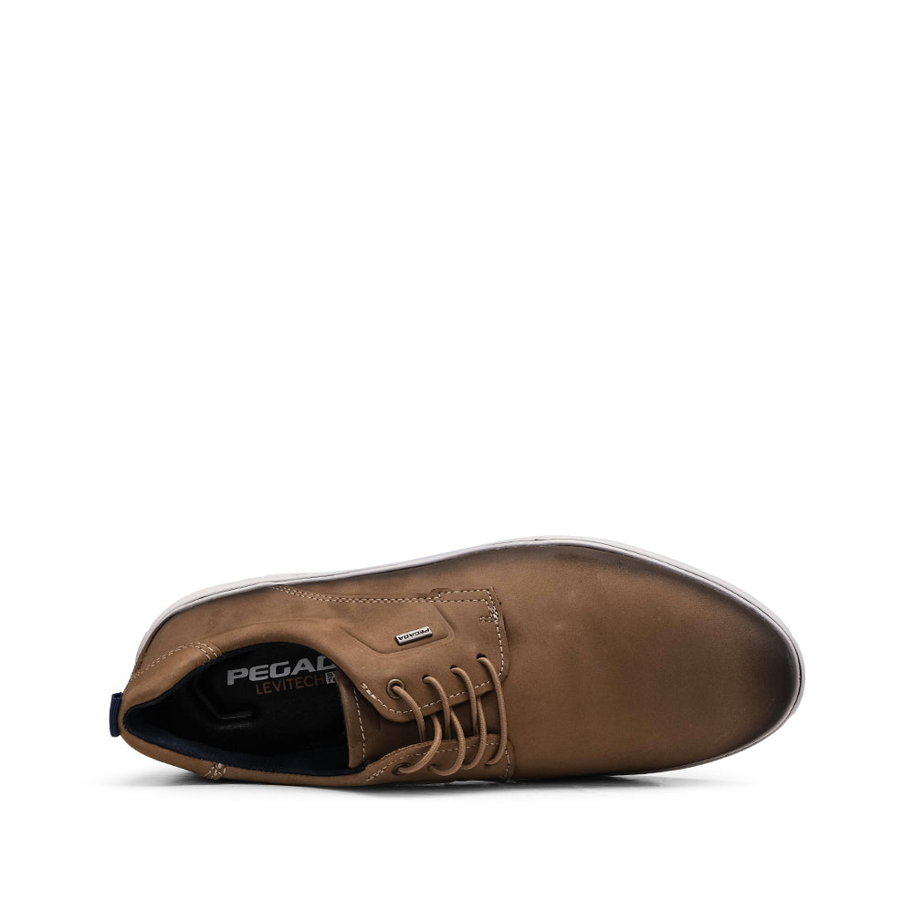 Sapato Casual Homem Pele Taupe