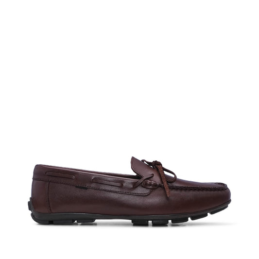 Sapato Mocassim Homem Pele Castanho