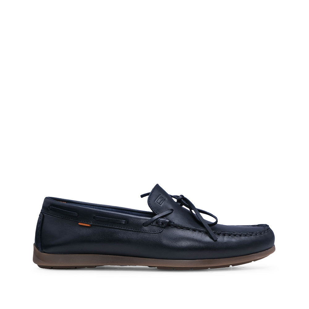 Sapato Mocassim Homem Pele Azul
