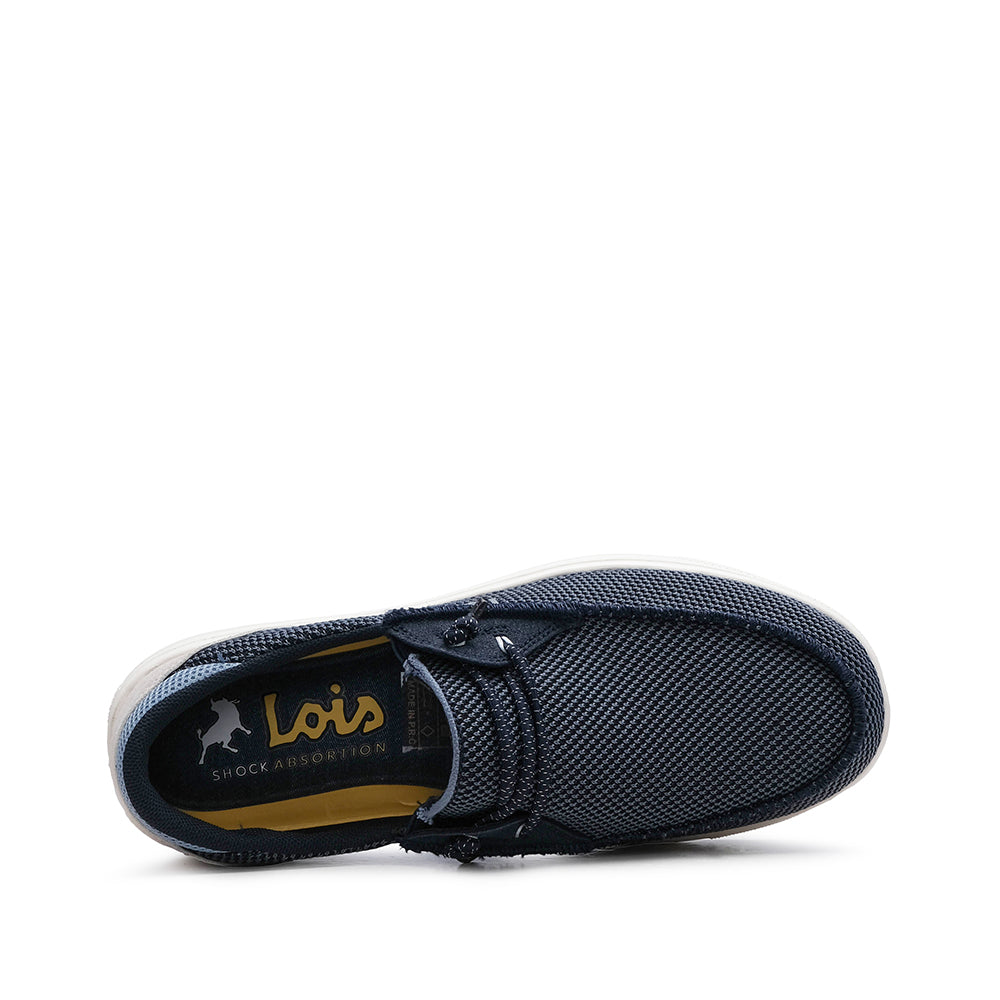 Sapato Mocassim Homem Azul Marinho