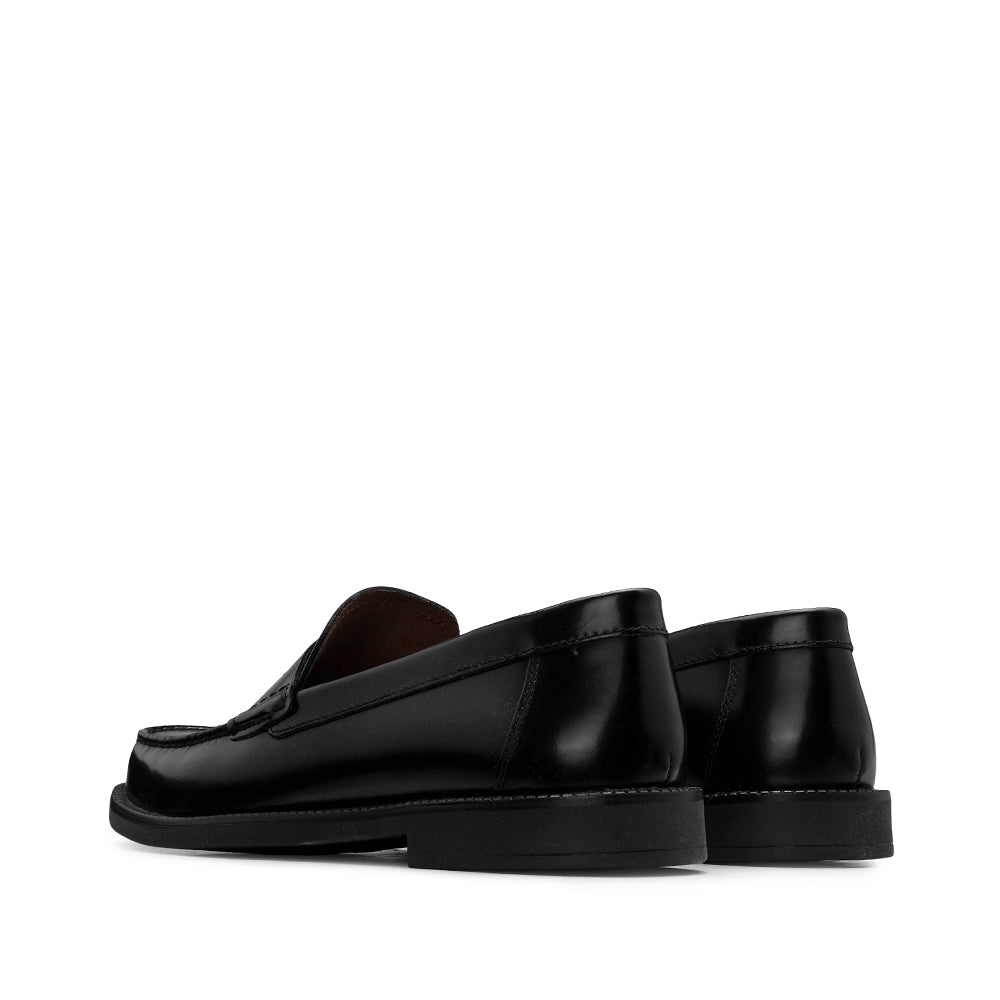 Sapato Mocassim Homem Polido Preto