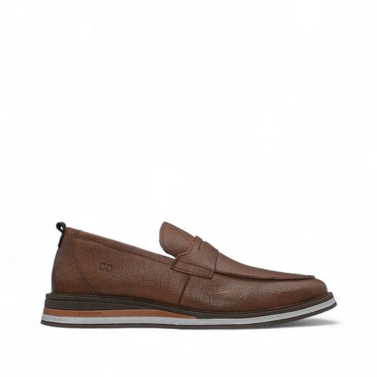 Sapato Casual Homem Pele Cognac