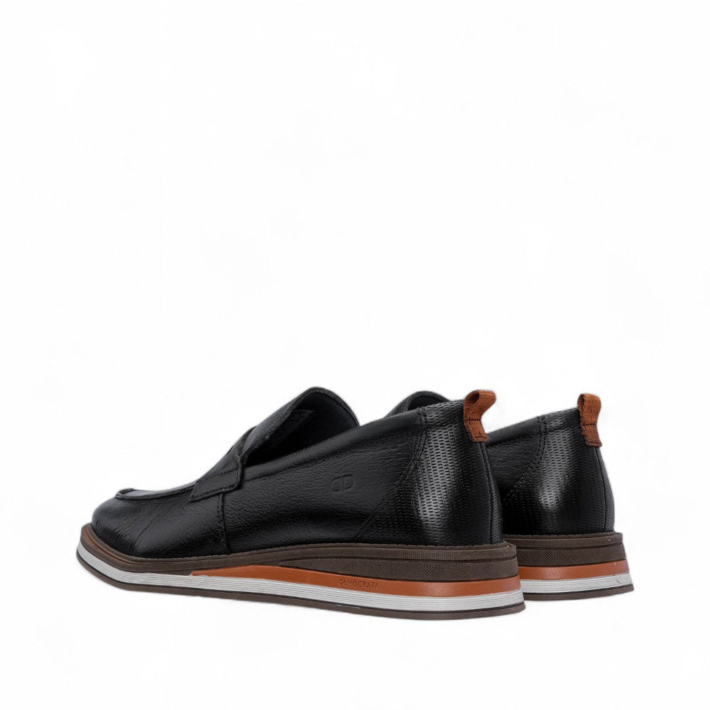 Sapato Casual Homem Pele Preto
