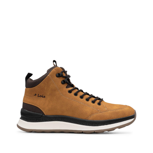 Botim Casual Homem Nobuck Camel