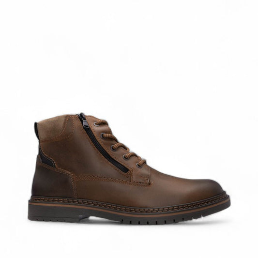 Botim Casual Homem Pele Camel