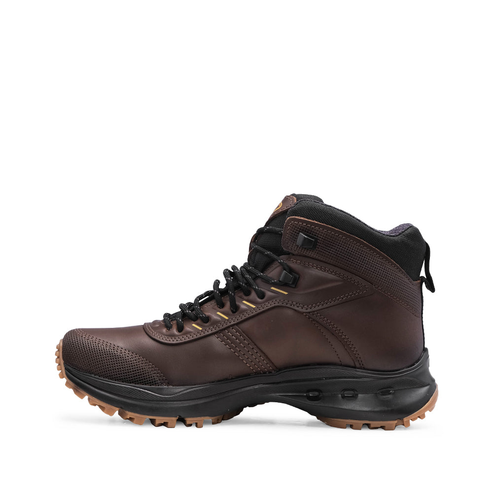 Bota Casual Homem Pele Castanho