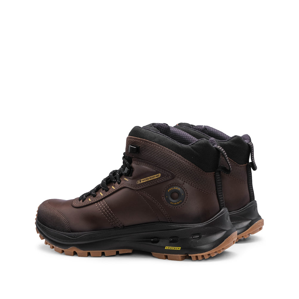 Bota Casual Homem Pele Castanho