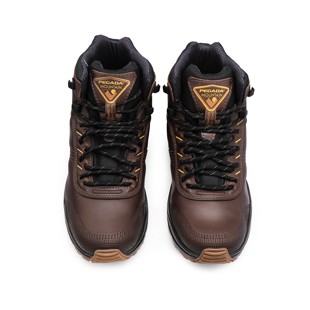 Bota Casual Homem Pele Castanho