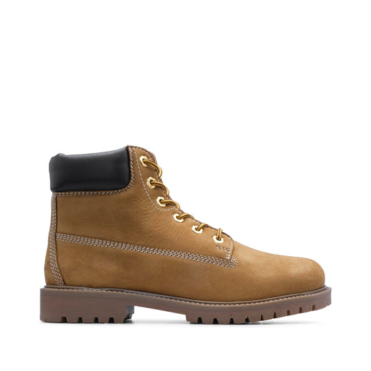 Bota Casual Homem Nobuck Camel