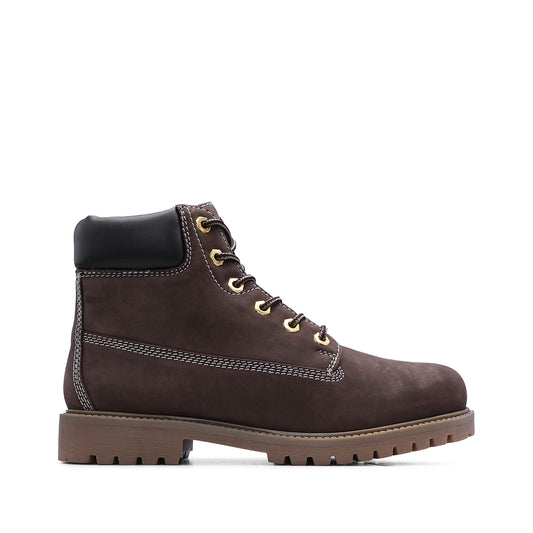 Bota Casual Homem Nobuck Castanho