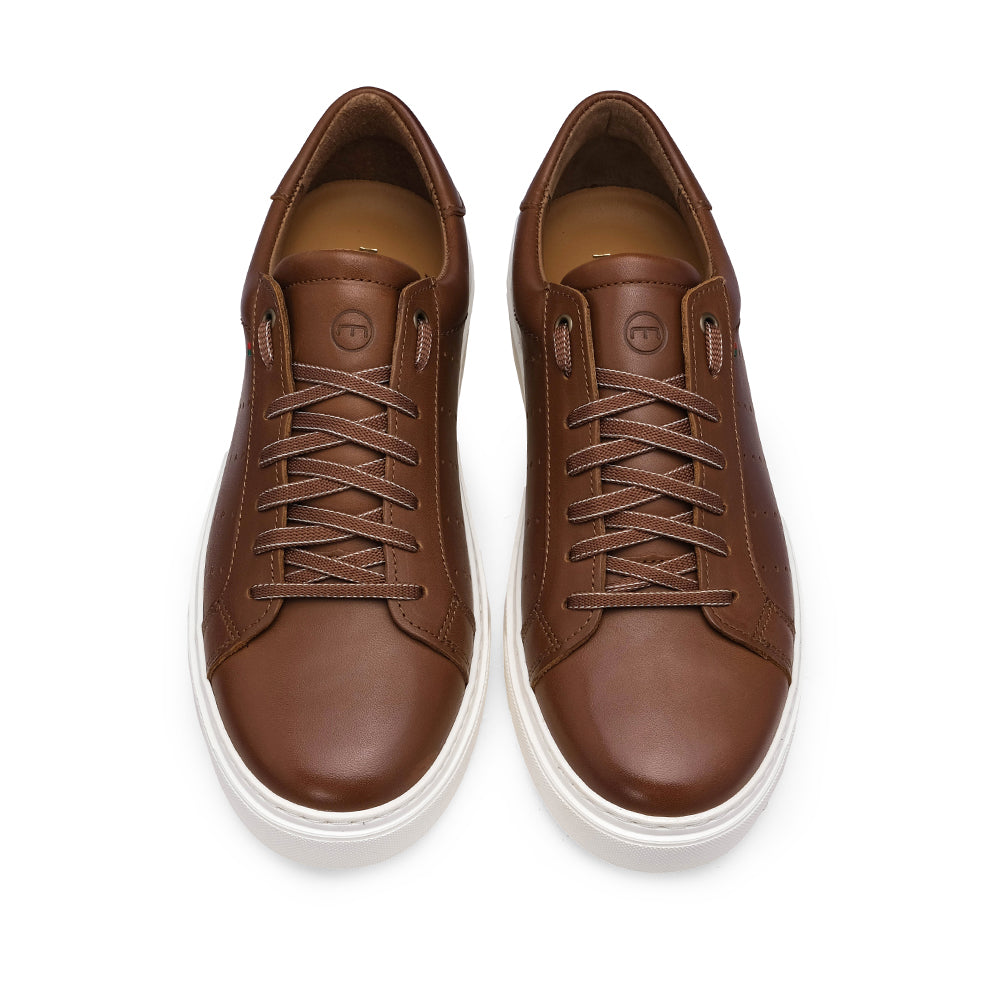 Sapatilha Desportivo Homem Pele Camel