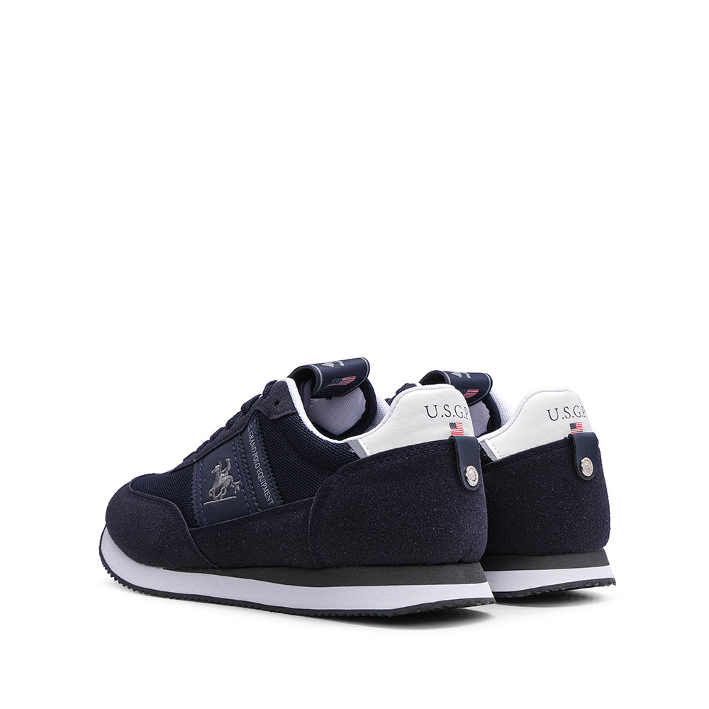 Sapatilha Casual Homem Pele Sintética Azul Marinho