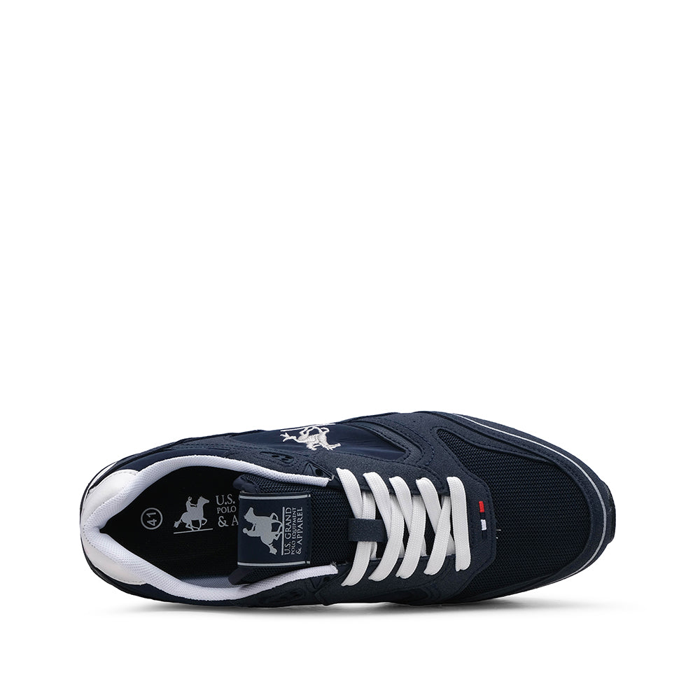 Sapatilha Casual Homem Pele Sintética Azul Marinho