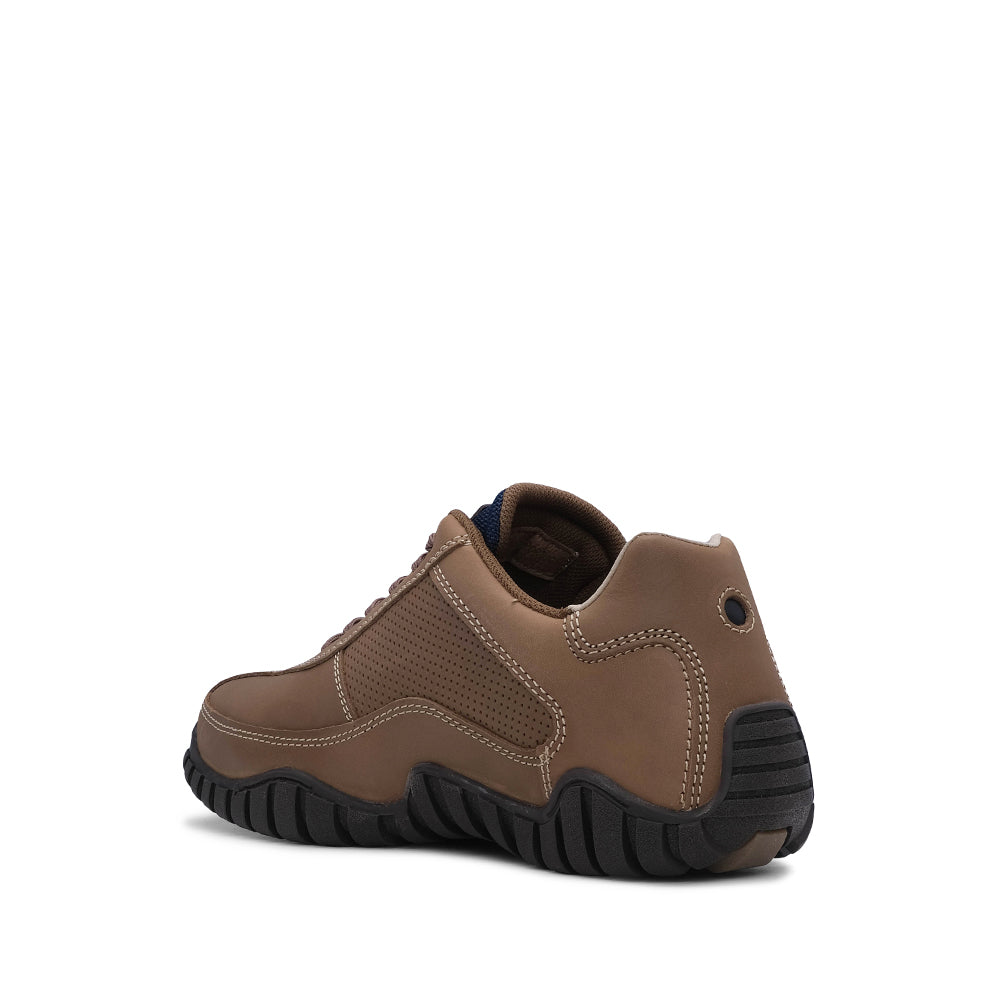 Sapatilha Casual Homem Pele Camel