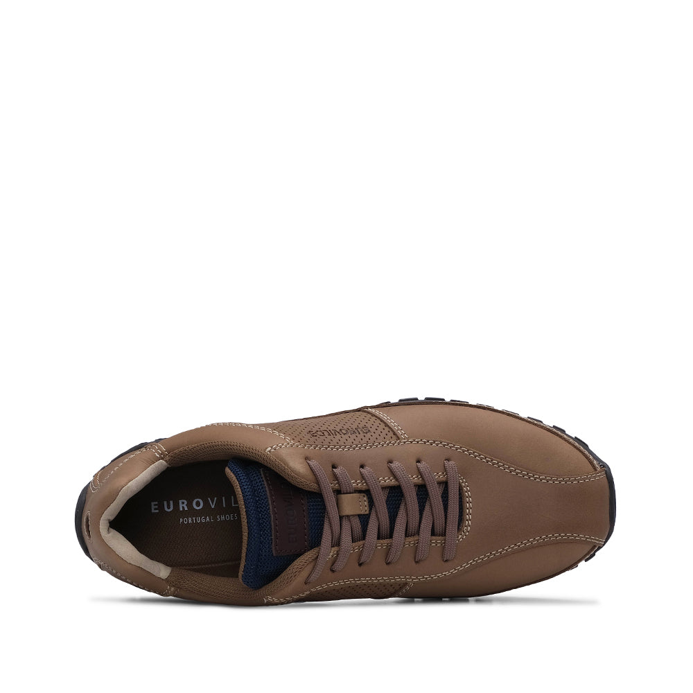 Sapatilha Casual Homem Pele Camel