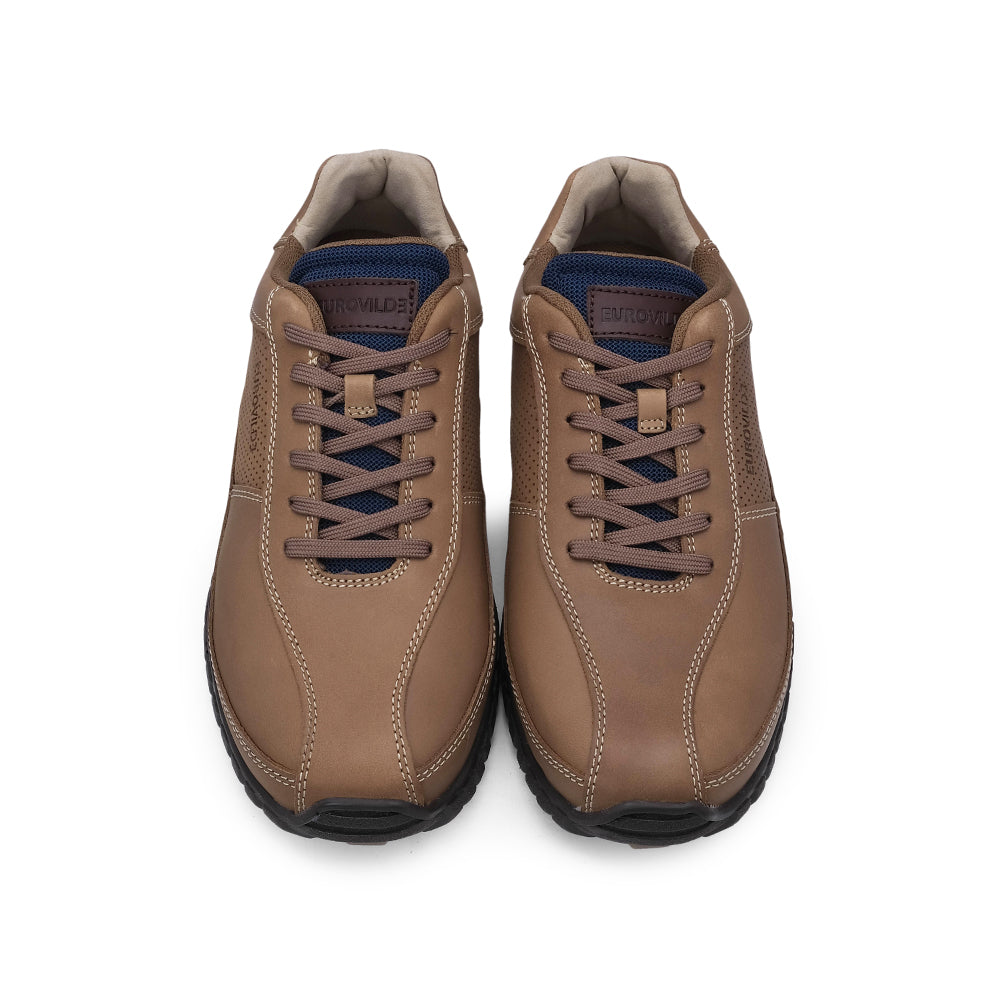 Sapatilha Casual Homem Pele Camel
