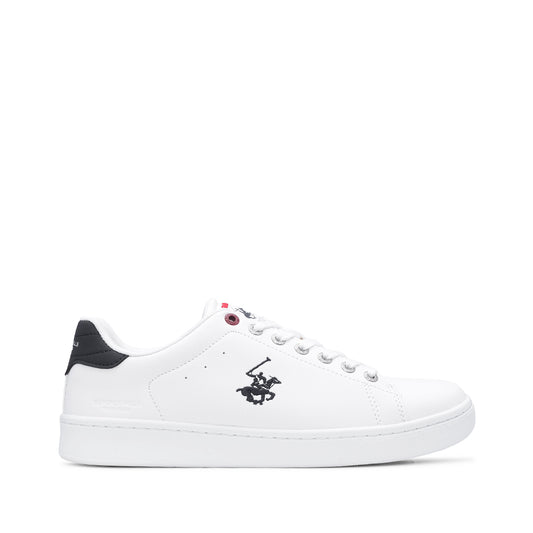 Sapatilha Casual Homem Branco E Azul