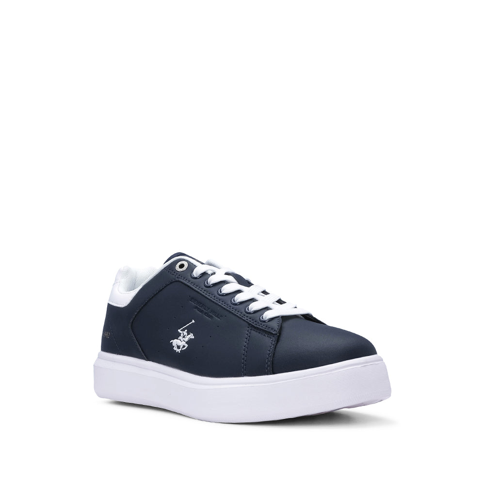 Sapatilha Casual Homem Branco E Azul