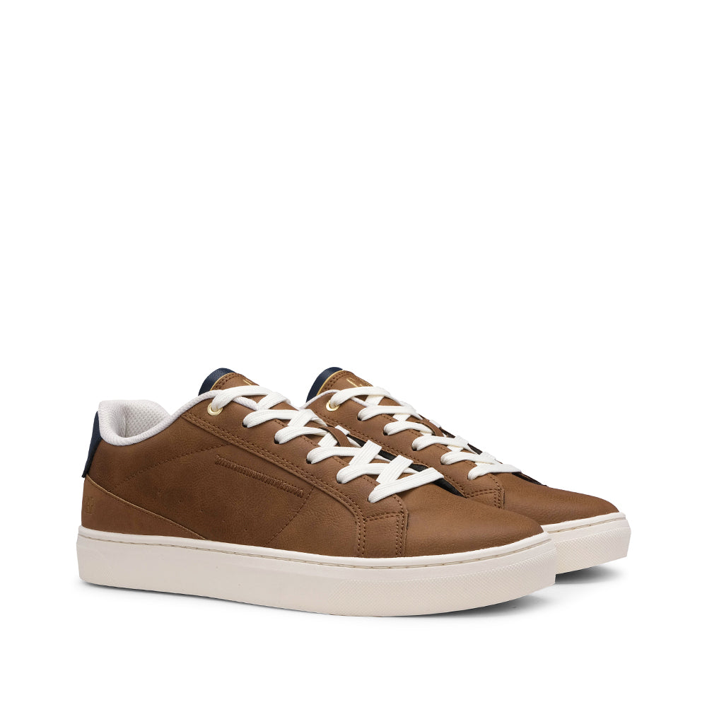 Sapatilha Casual Homem Cognac