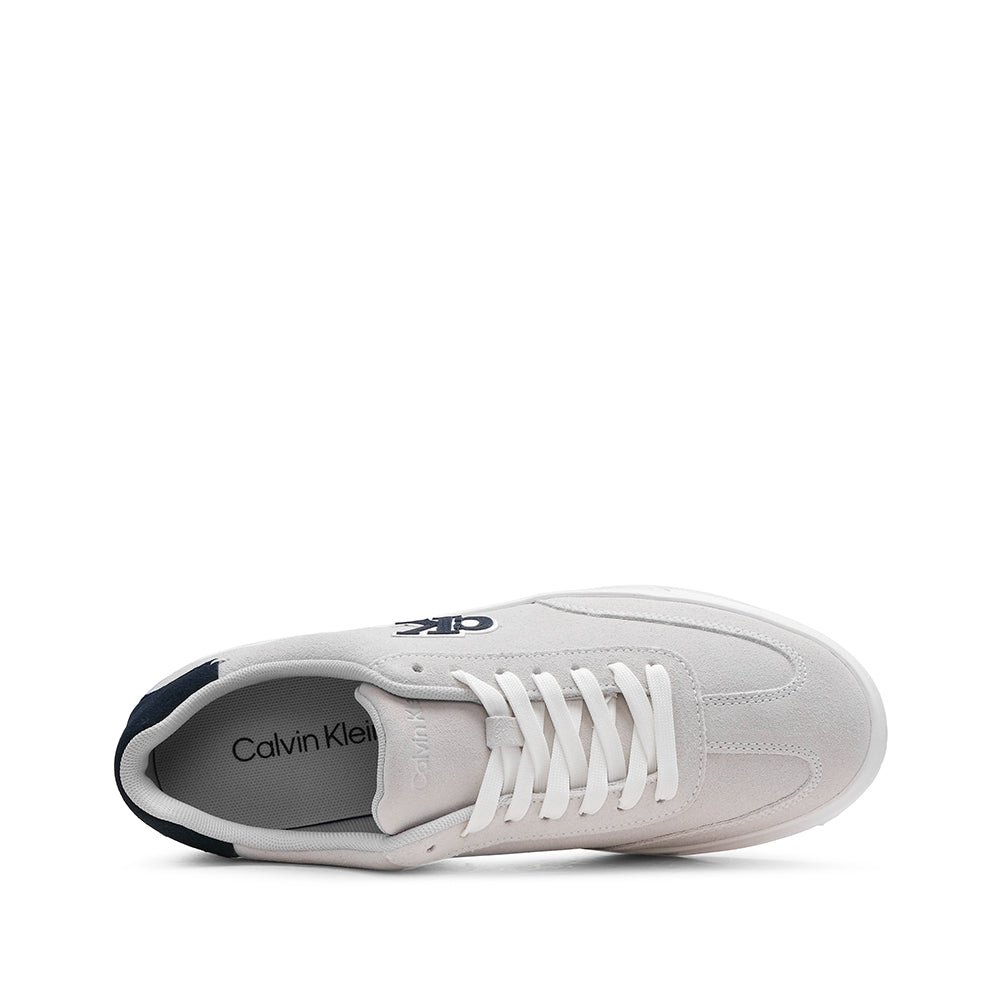 Sapatilha Casual Homem Pele Sintética Branco E Azul