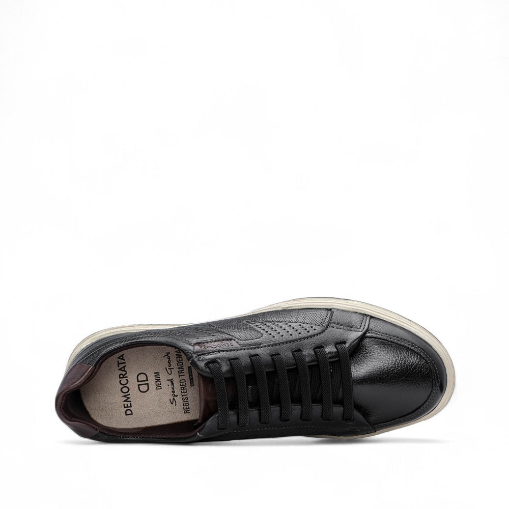 Sapatilha Casual Homem Pele Preto