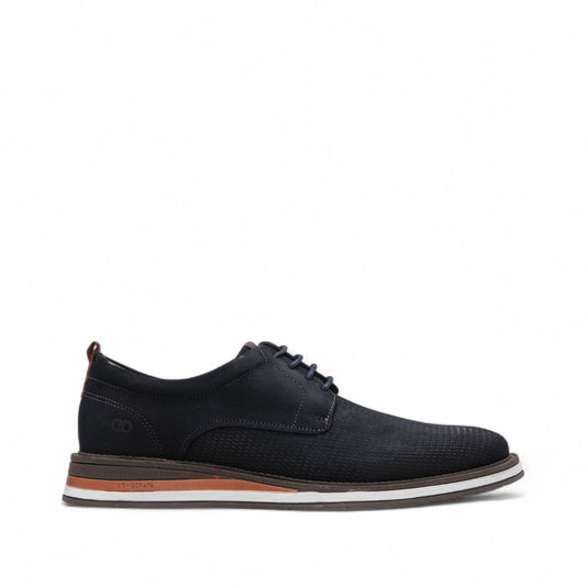 Sapato Casual Homem Pele Azul Marinho