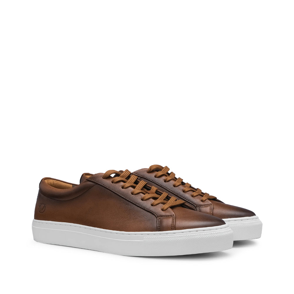 Sapatilha Casual Homem Pele Camel
