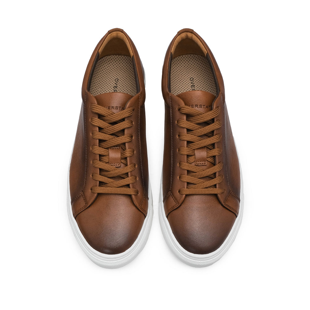 Sapatilha Casual Homem Pele Camel