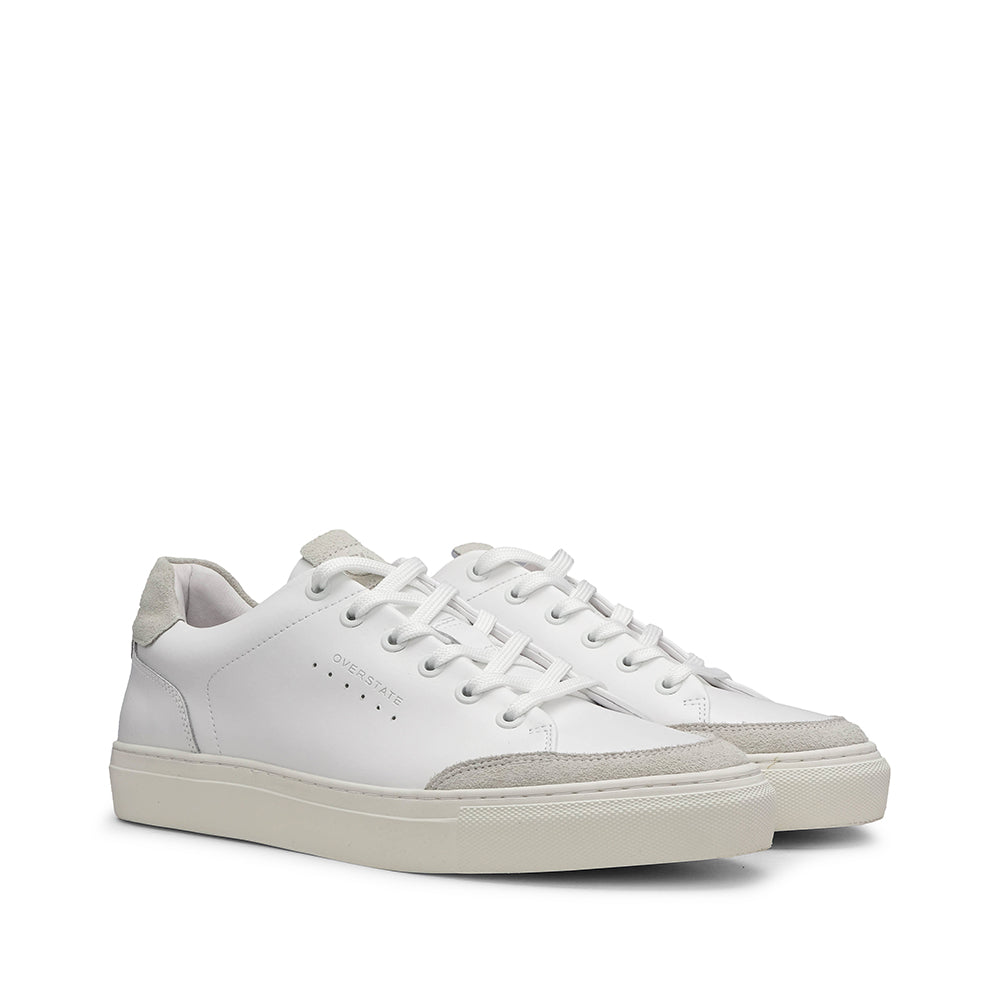 Sapatilha Casual Homem Pele Branco