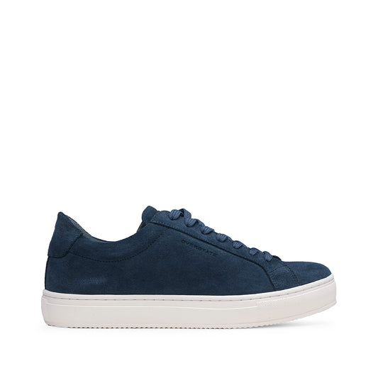 Sapatilha Casual Homem Camurça Azul