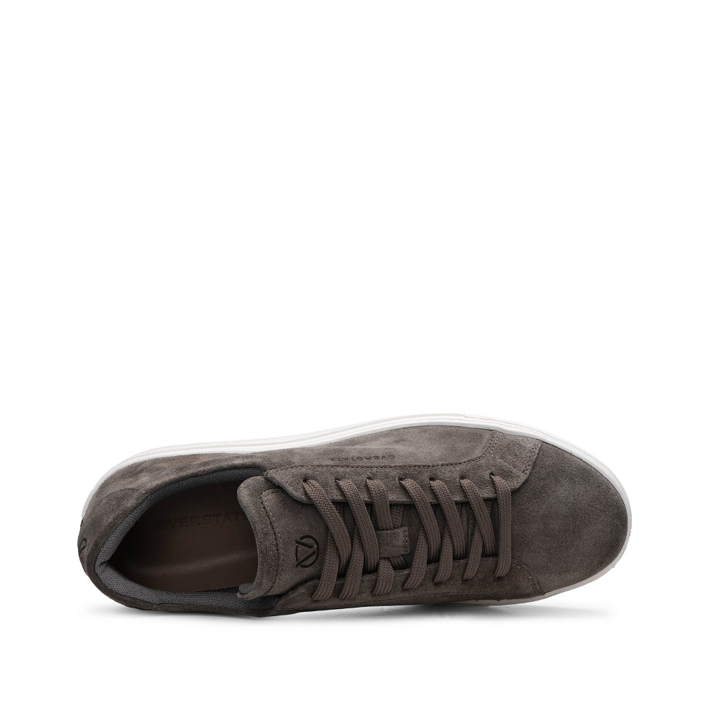 Sapatilha Casual Homem Camurça Taupe